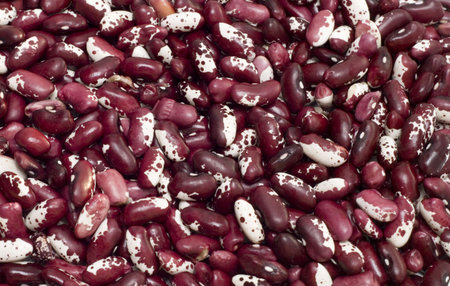 close-up view of french beans