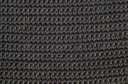 close-up view of some lime woolen knitworkの写真素材