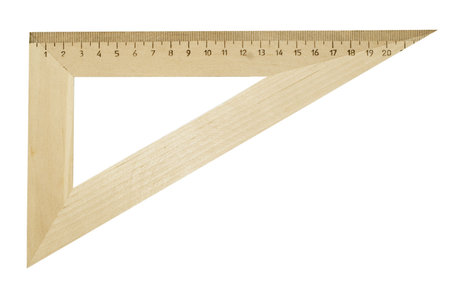 an ruler isolated on white