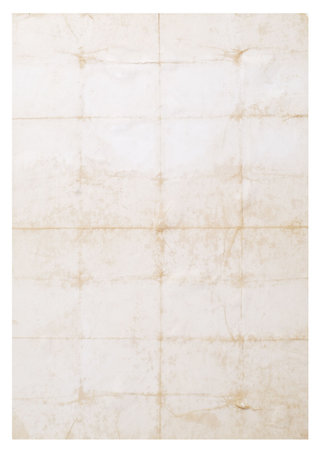 old paper blank great as a background isolated on whiteの写真素材