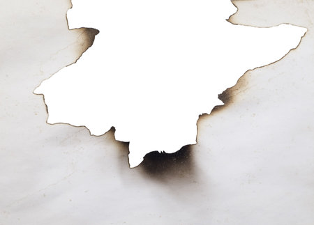 old paper great as a background isolated on whiteの写真素材