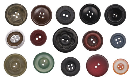buttons isolated on a white background