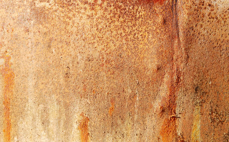 rusty metallic wall