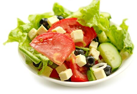 Greek saladの写真素材