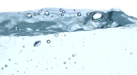 water splash isolated on white