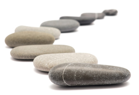 stones isolated on a white backgroundの写真素材