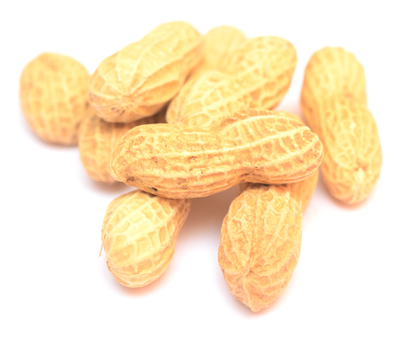 peanuts isolated on white background