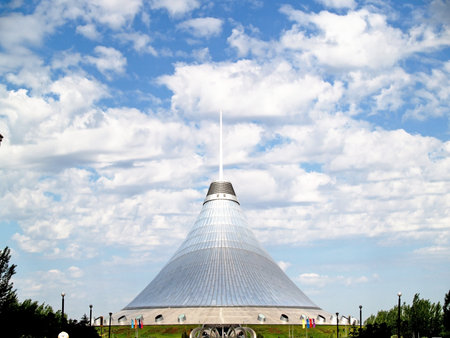 Khan Shatyr in Astanaの写真素材