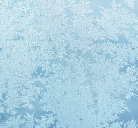 ice pattern on a window