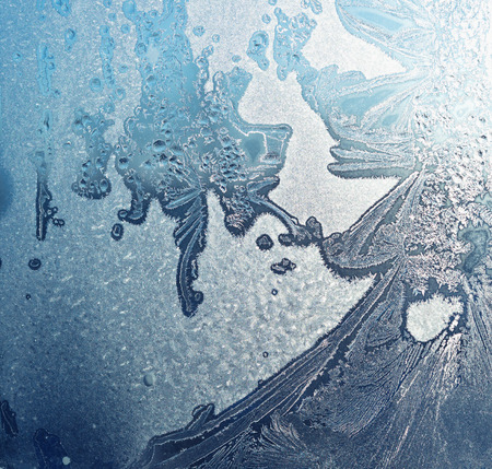 ice pattern on a window