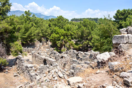 Ruins of the ancient city at Phaselis