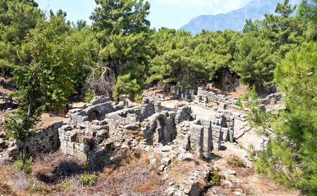 Ruins of the ancient city at Phaselis