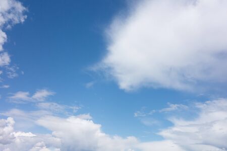 blue sky and white clouds