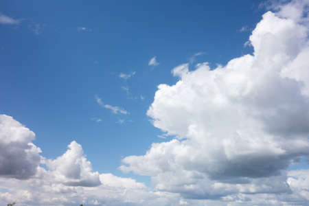 blue sky and white clouds