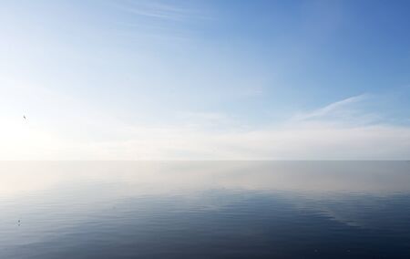 water and skyの写真素材