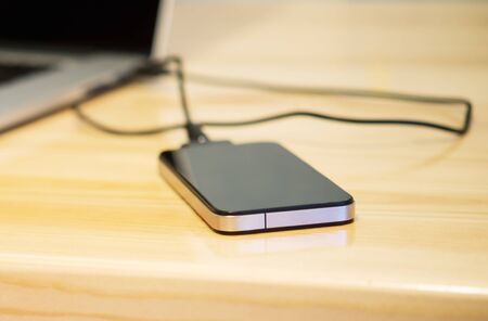 charging of smartphoneの写真素材