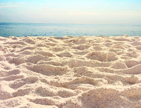 beautiful sand beachの写真素材