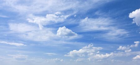 blue sky with beauty clouds