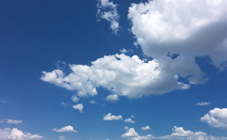 blue sky with beauty clouds