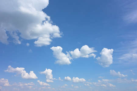blue sky with beauty clouds