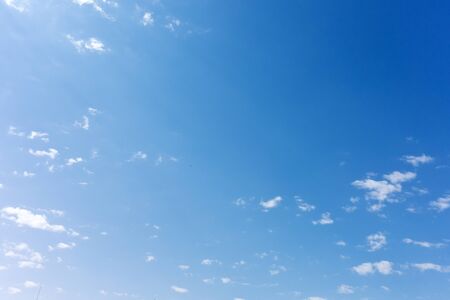 blue sky and white clouds for background