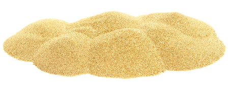 sand dunes isolated on white backgroundの写真素材