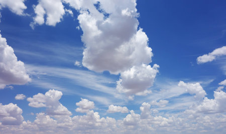 blue sky backgroundの写真素材