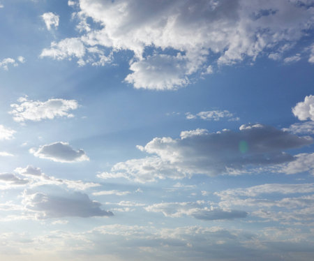 blue sky with clouds