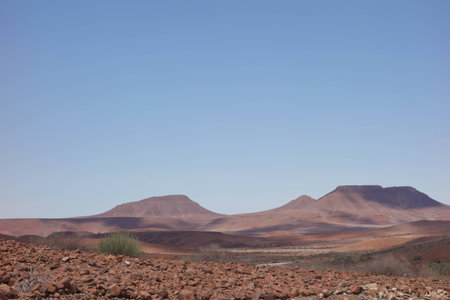 Namibian landscapeの写真素材