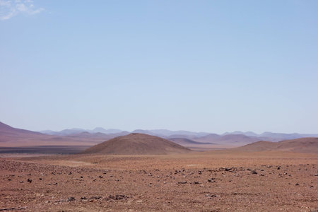Namibian landscapeの写真素材