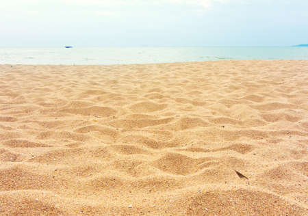 beautiful sand beachの写真素材