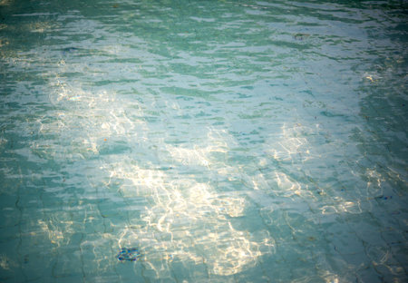Pool water backgroundの写真素材