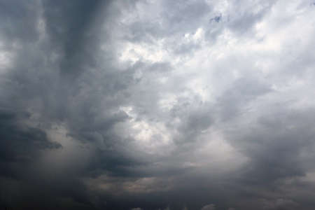 Dramatic rainy sky, storm background