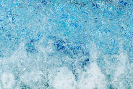 Water in hot tub as a backgroundの写真素材