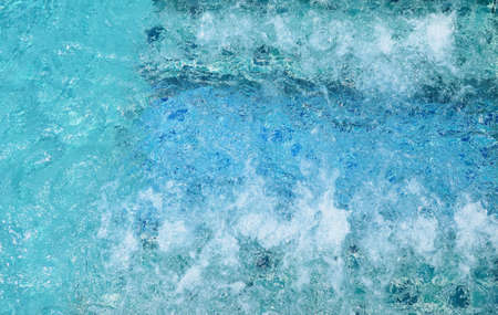 Water in hot tub as a backgroundの写真素材