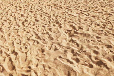 Tropical beach sand as backgroundの写真素材