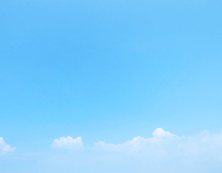 Blue sky and white clouds