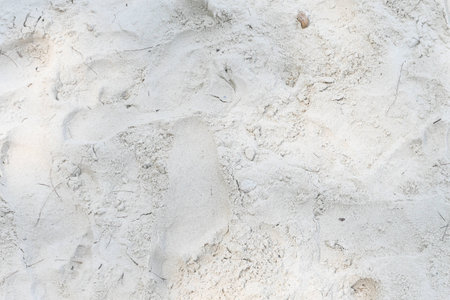 White beach sand as a backgroundの写真素材