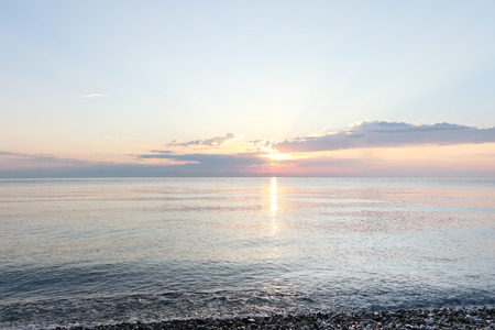 Morning calm sea, beautiful sunsunrise