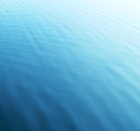 Blue water surface