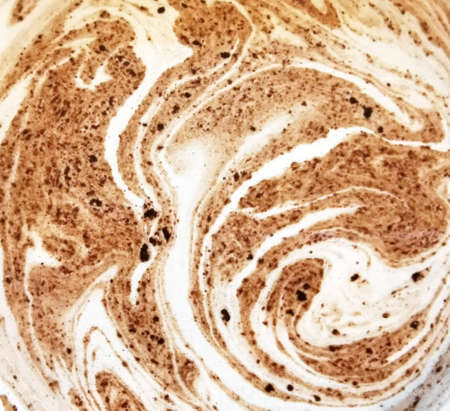 Close up shot of cocoa as backgroundの写真素材