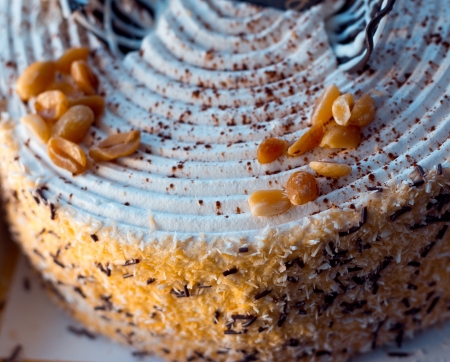 Tiramisu - Classical Dessert with Cinnamon and Coffee. Garnished with Strawberry and Mintの写真素材