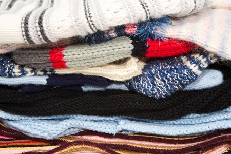 winter clothing isolated