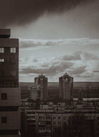 Rainy Day in a Big Cityの写真素材