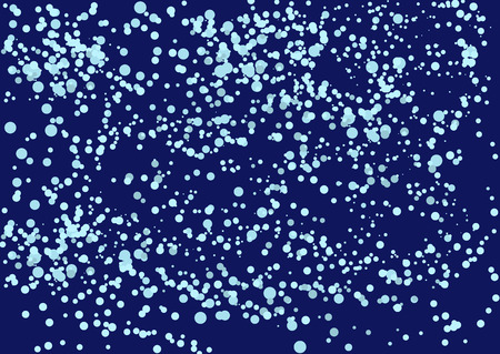 Abstract color round on dark blue backgroundのイラスト素材