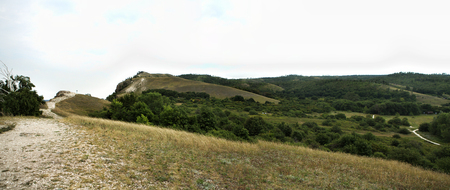 panorama from the mountain in Samara Bend.の写真素材