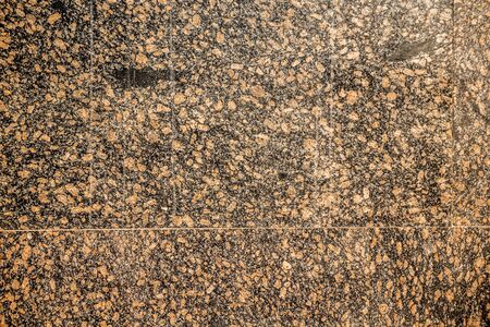 texture granite yellow black tileの写真素材