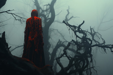 Folklore of Russian and Finnish fairy tales. Baba Yaga and the Leshiy. Children horror stories. The inhabitants of the forest. Forest Dwellers. legends, scare stories for kids. Lord of the Forestの素材