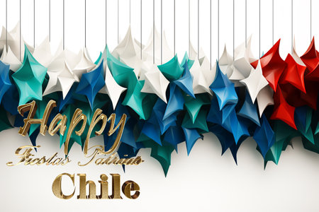 Fiestas Patrias Chile, Independence Day, Santiago, celebration fun, Latin America, Dieciocho day off, folk festival , public events 18 September, Army Appreciation Dayの素材