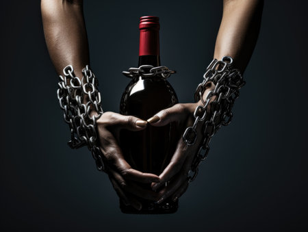 Alcohol dependence. recovery journey from alcohol dependence: hope, healing, and the path to sobriety for individuals struggling with addiction and their loved onesの素材
